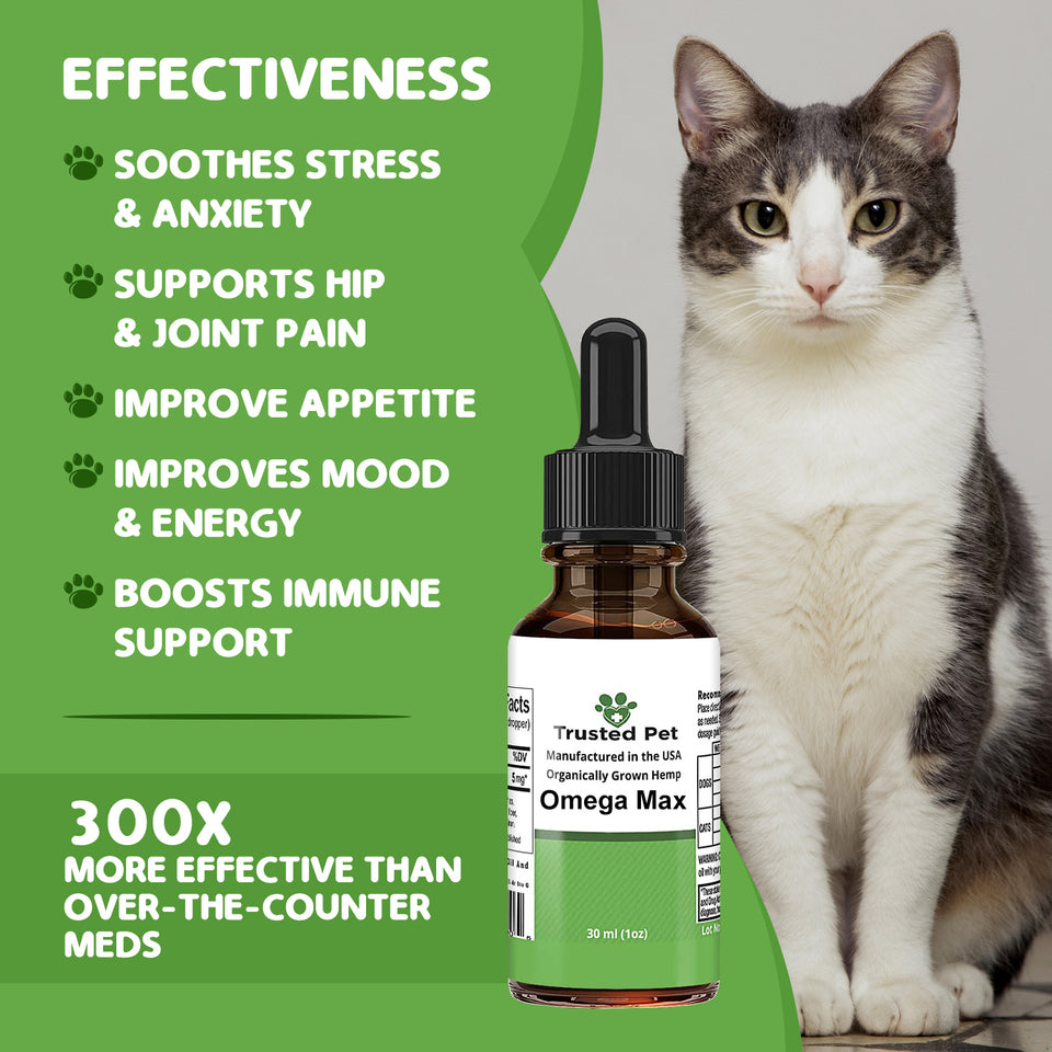 Trusted pet Organic Hemp Oil with Omega
